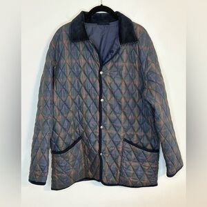 VINTAGE Barrakan International Quilted Equestrian Horse Riding Jacket Size Med